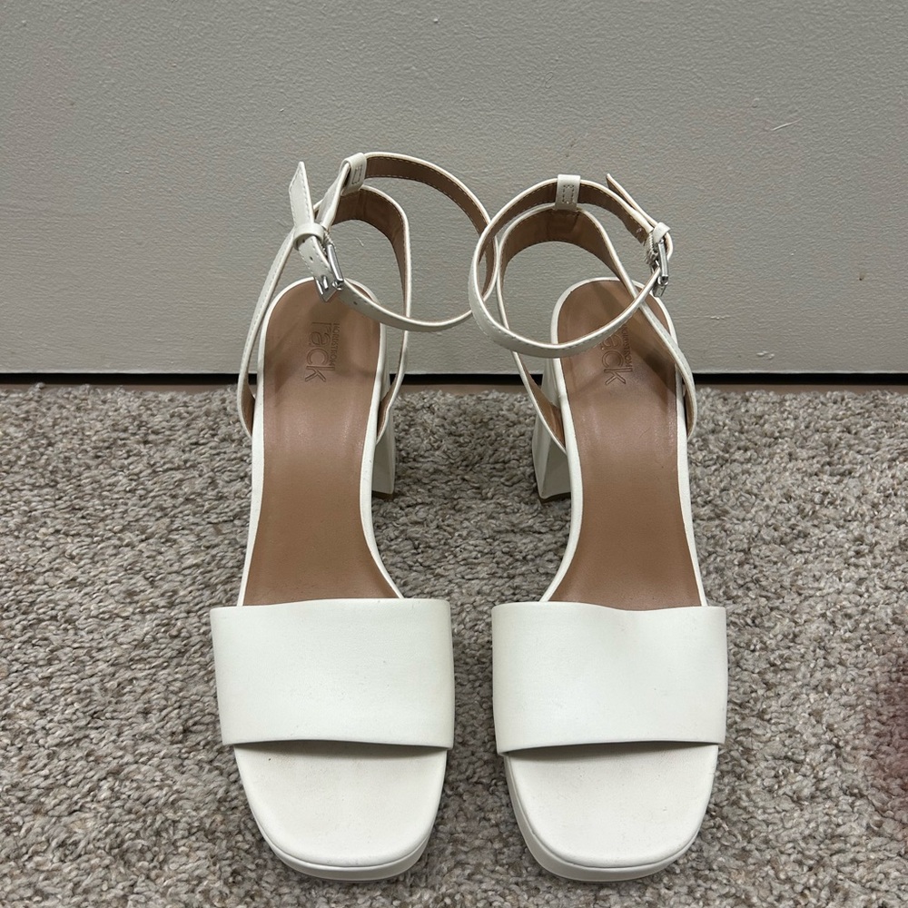 Elegant White Women's Sandals